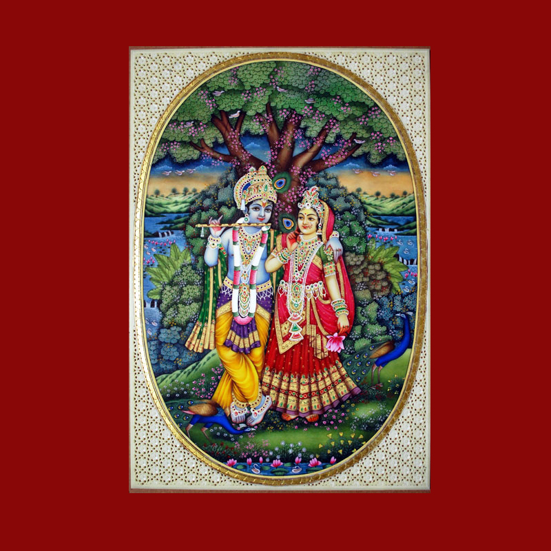Radha Krishna Miniature Painting Gurgaon