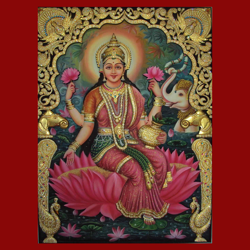 Laxmiji Tanjore Painting Gurgaon