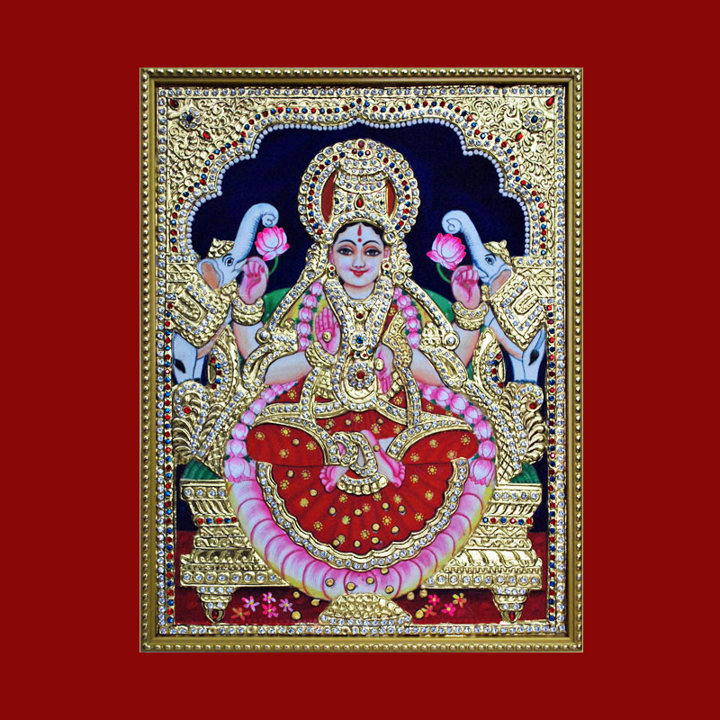 Laxmiji Tanjore Painting Faridabad