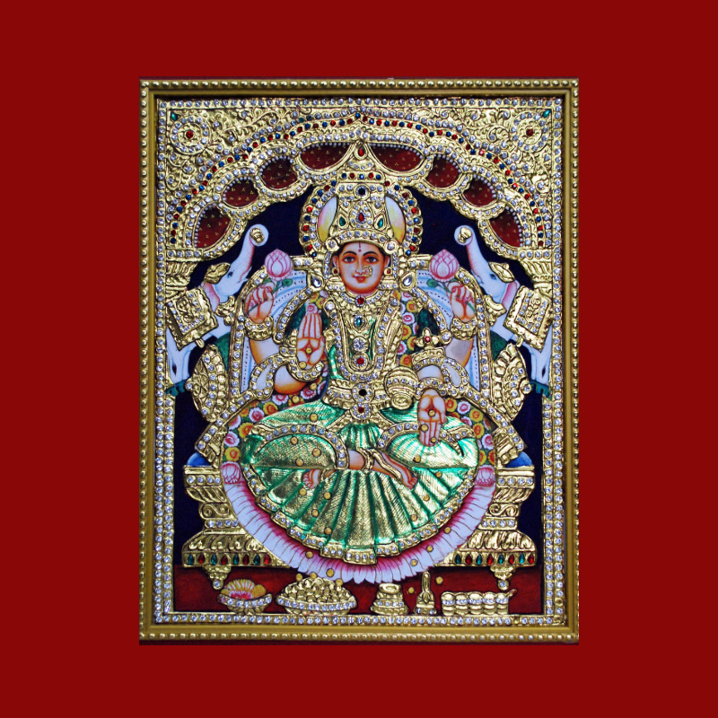 Laxmiji Tanjore Painting Ghaziabad