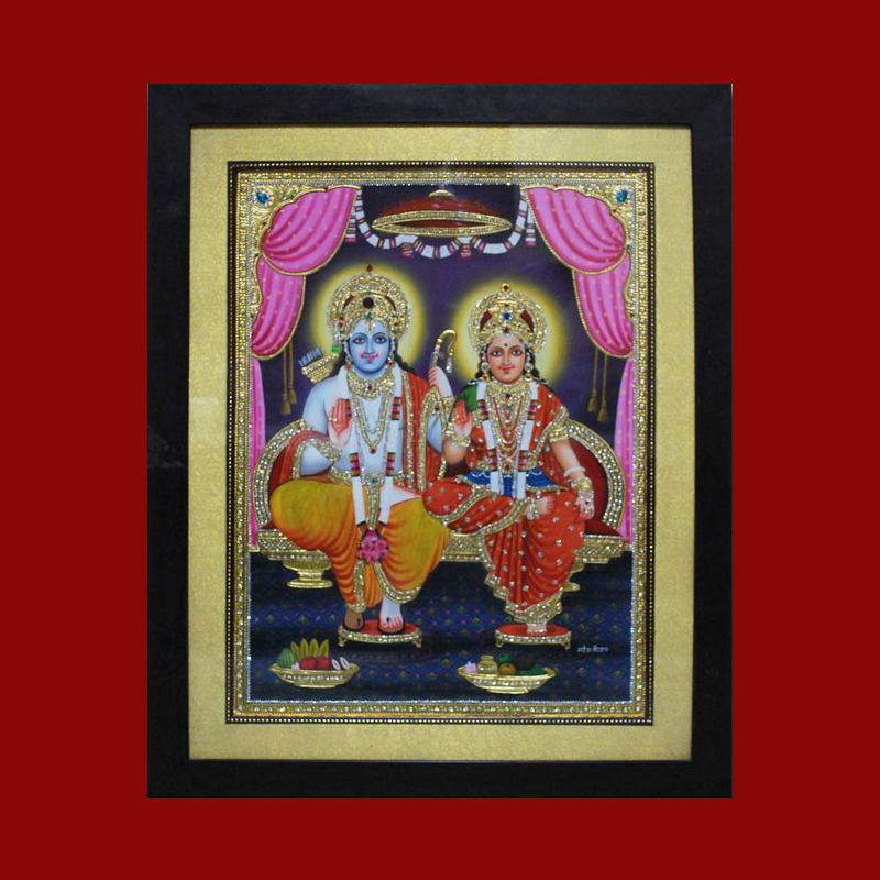 Ram Sita Tanjore Painting Delhi