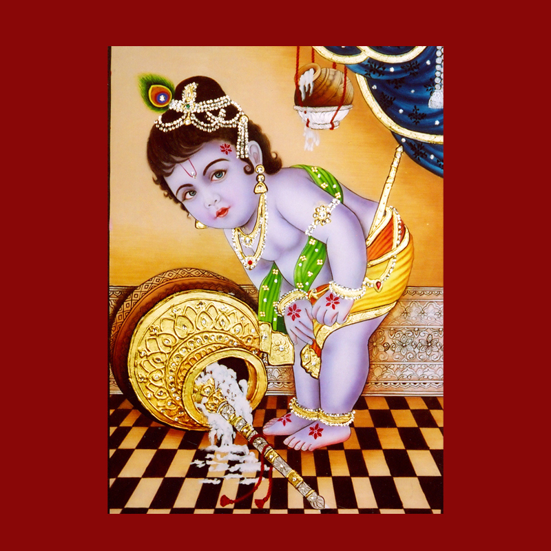 Laddo Gopal Tanjore Painting Delhi