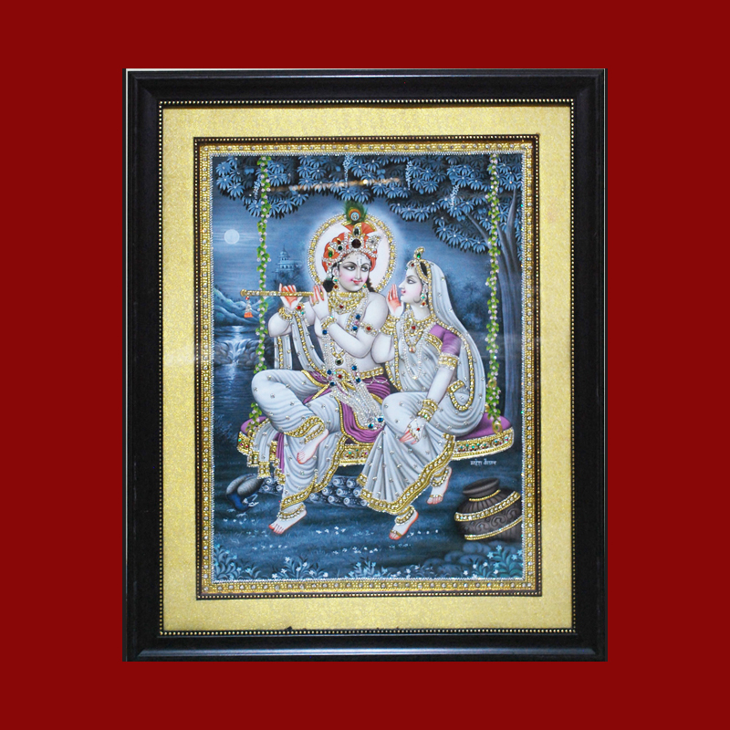 Radha Krishna Tanjore Painting Gurgaon