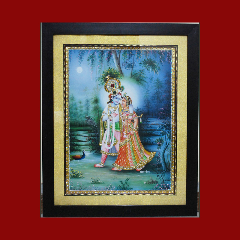 Radha Krishna Tanjore Painting Gurugram