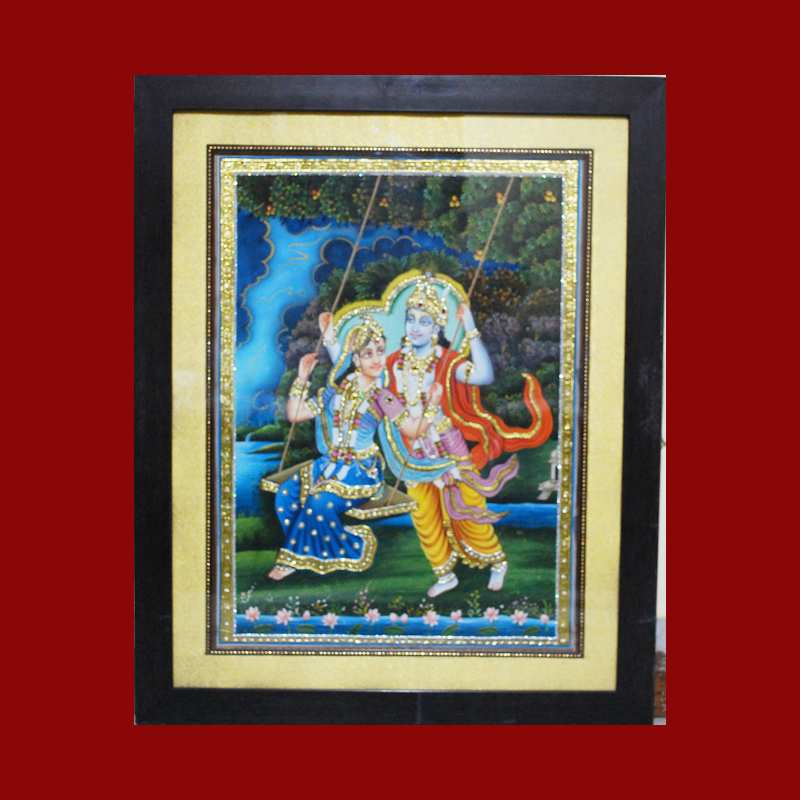 Radha Krishna Tanjore Painting Noida