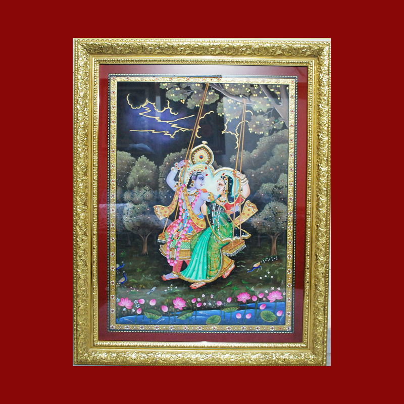 Radha Krishna Tanjore Painting Ghaziabad