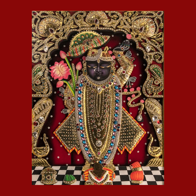 Shrinathji Tanjore Painting Delhi