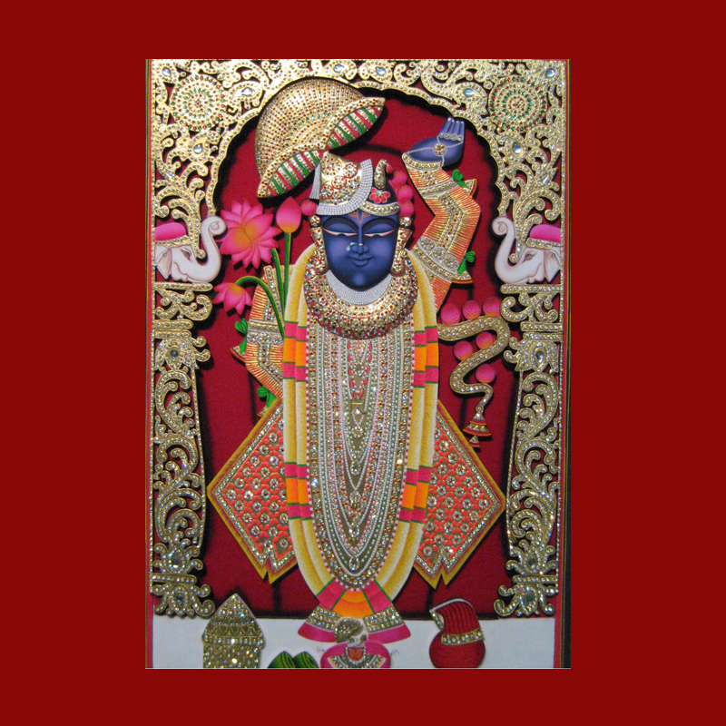 Shrinathji Tanjore Painting Gurugram