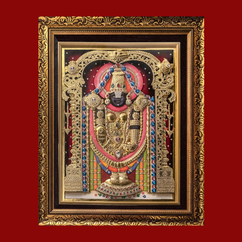 Tirupati Balaji Tanjore Painting Delhi